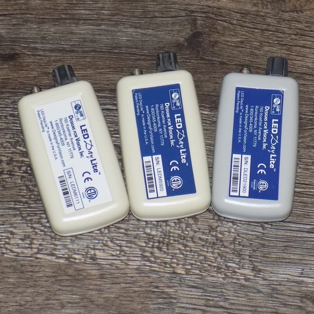 Designs for Vision LED DayLite Battery Packs‎ Lot of 3